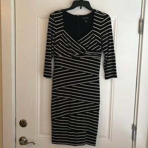 White House Black Market striped dress